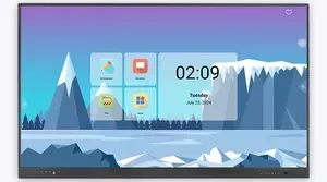 110-Inch 4K Interactive Smart Board Touchscreen Display – Ultra-Large Interactive Digital Whiteboard for Classrooms, Lecture Halls, Offices, Boardrooms, Meetings, Training and Presentationss