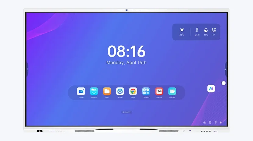 75-Inch 4K Interactive Smart Board Touchscreen Display – Large Interactive Digital Whiteboard for Classrooms, Offices, Meetings, Training and Presentations