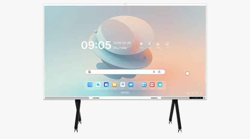 65-Inch 4K Interactive Smart Board Touchscreen Display – Smart Interactive Whiteboard for Classrooms, Offices, Meetings, Training and Presentations