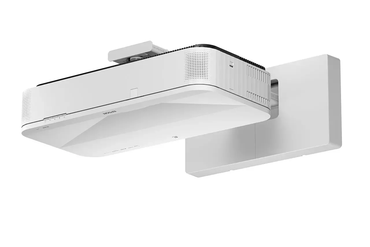 Epson PowerLite EB-810E 4K Enhancement Extreme Short-Throw Laser Projector – 5000 Lumens, 3LCD, HDR, Wireless, 160″ Display